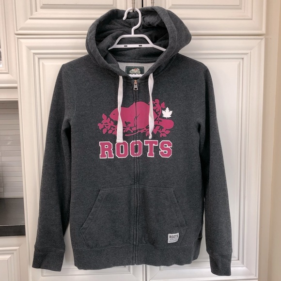 Roots Other - Roots Original salt & pepper zip hoodie